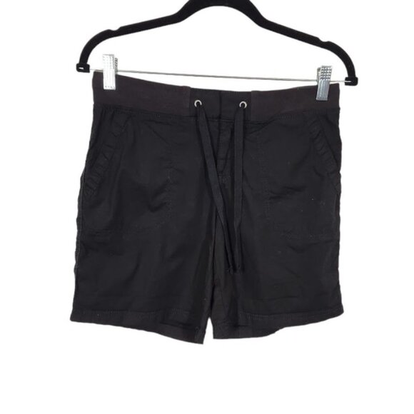 NWT Style & Co Women's Knit Waistband Shorts in Deep Black - Size Petite Small - Picture 2 of 7